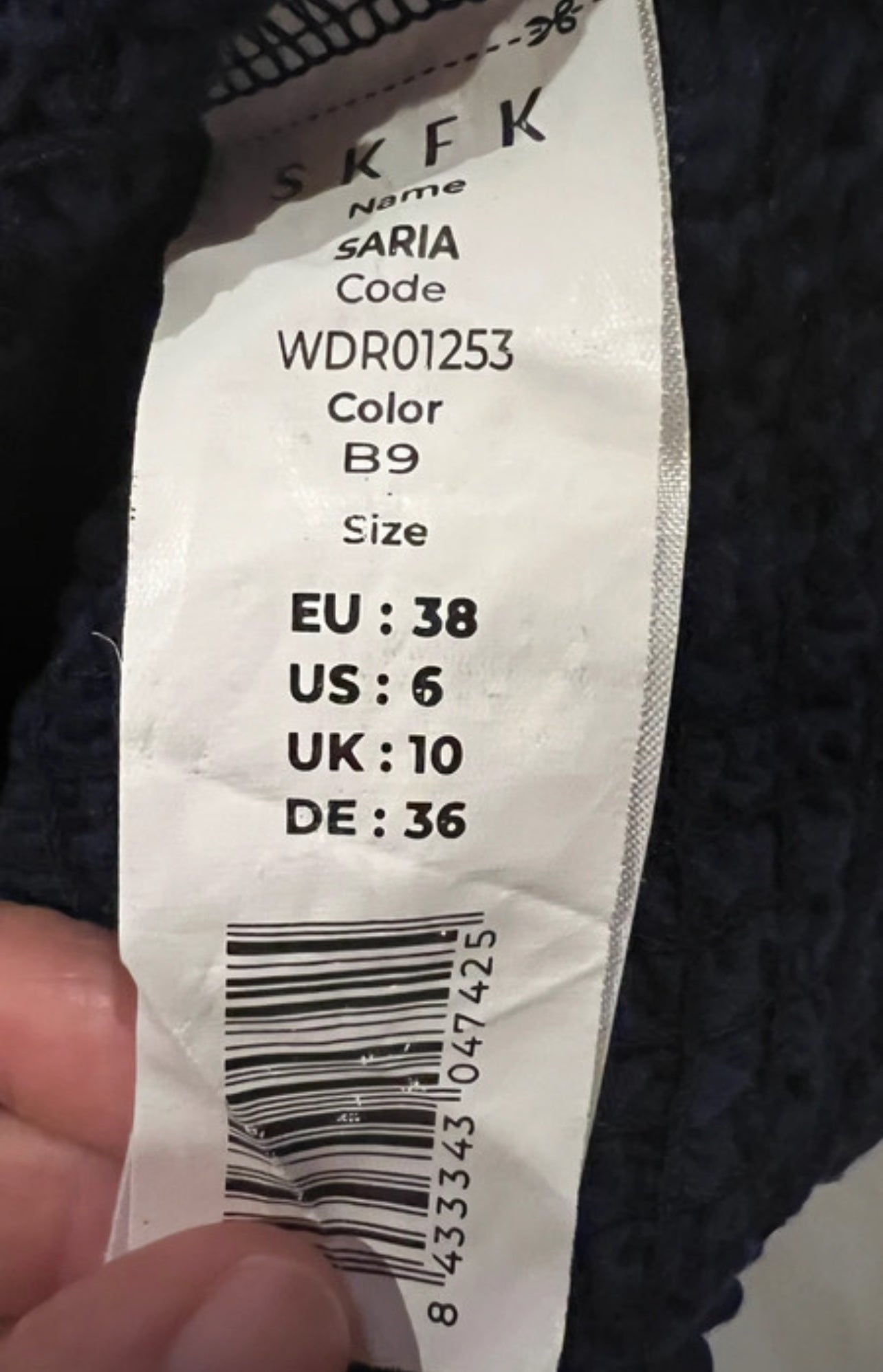 VESTIDO SARIA - GOTS