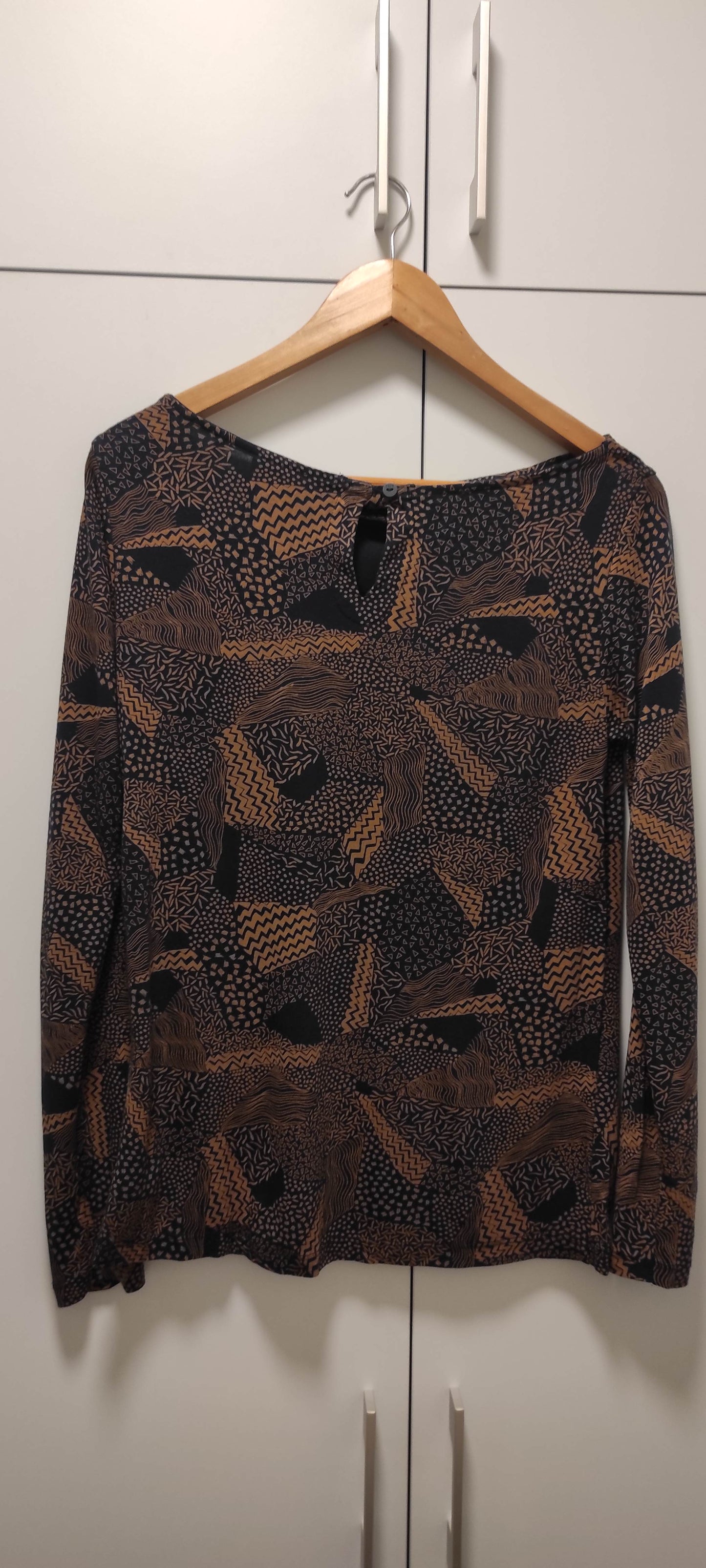 Draped Neckline T-Shirt