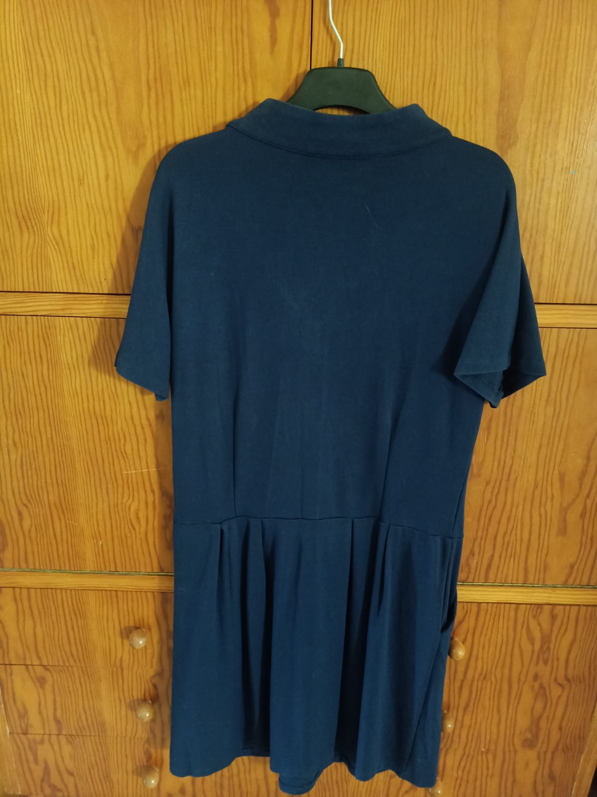 NAVY BLUE MODAL DRESS WITH POCKETS