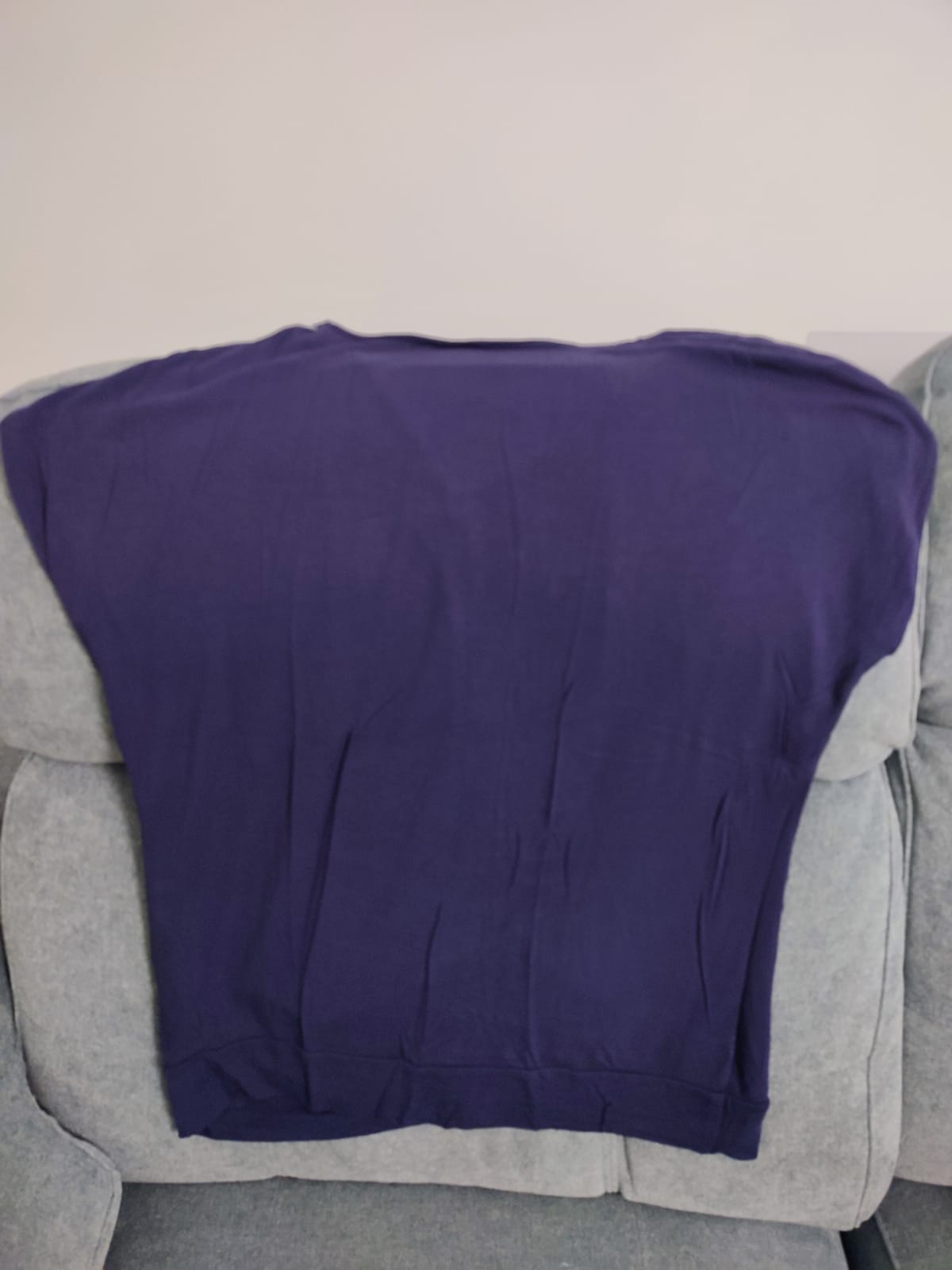 T-SHIRT BLEU BICOLORE