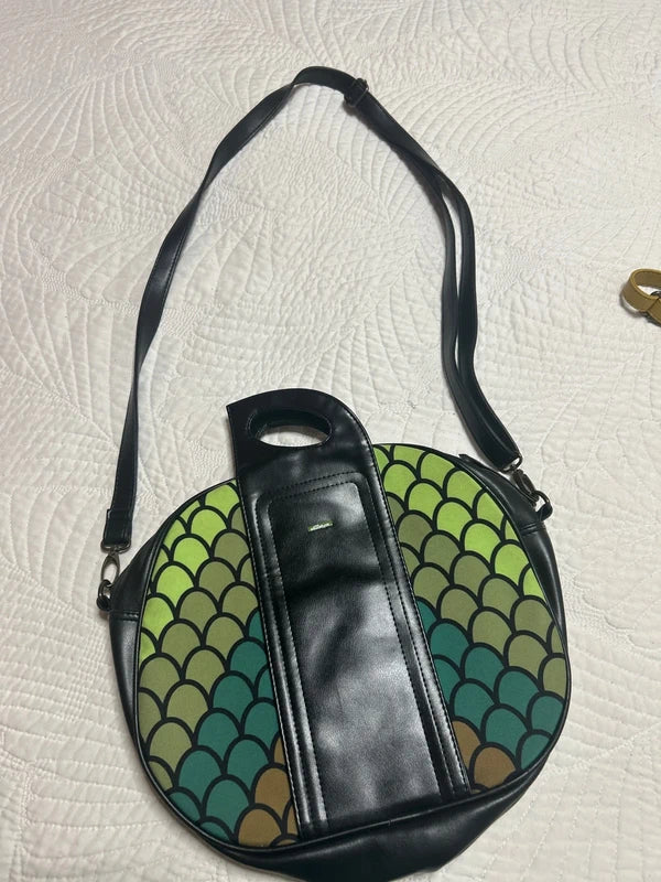 BOLSO VERDE Y NEGRO