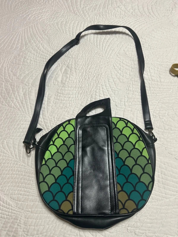 BOLSO VERDE Y NEGRO