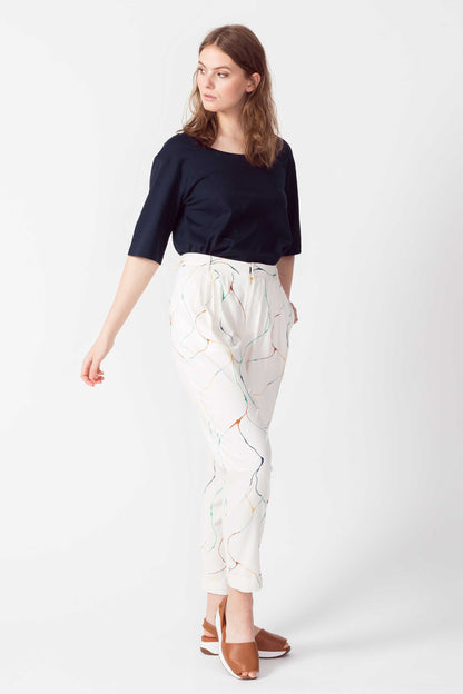 DOMAIKIA WOMEN TROUSERS