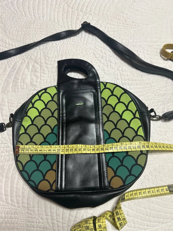 BOLSO VERDE Y NEGRO