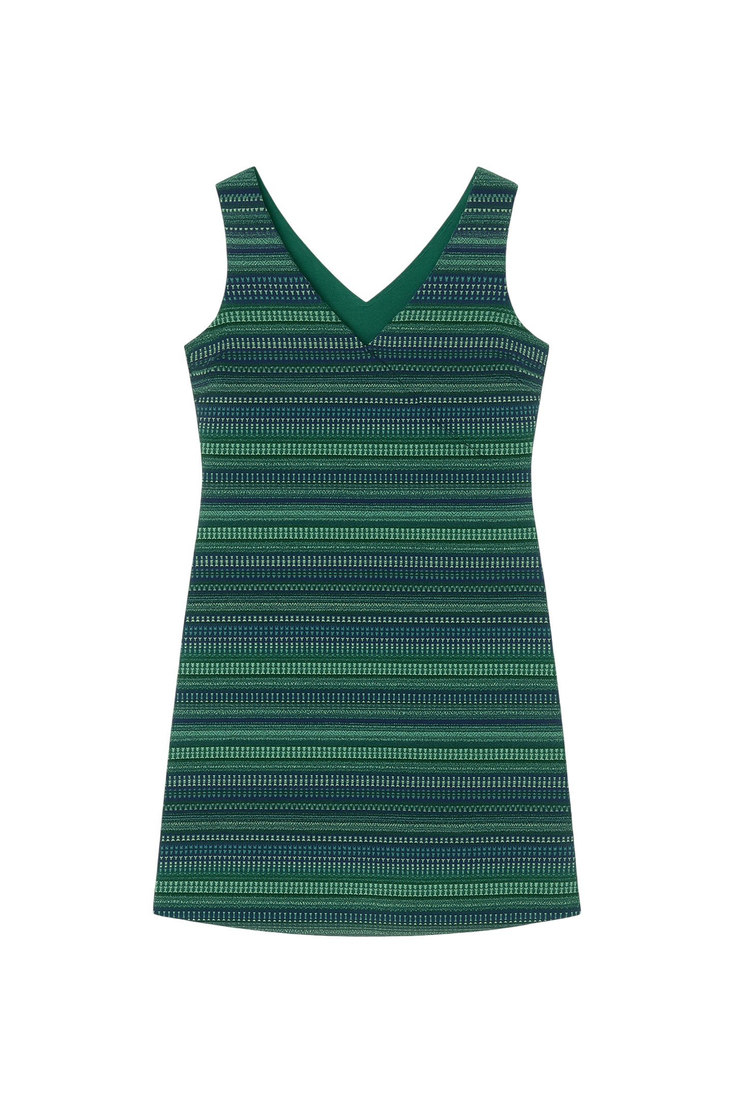 Vestido con estampado geométrico