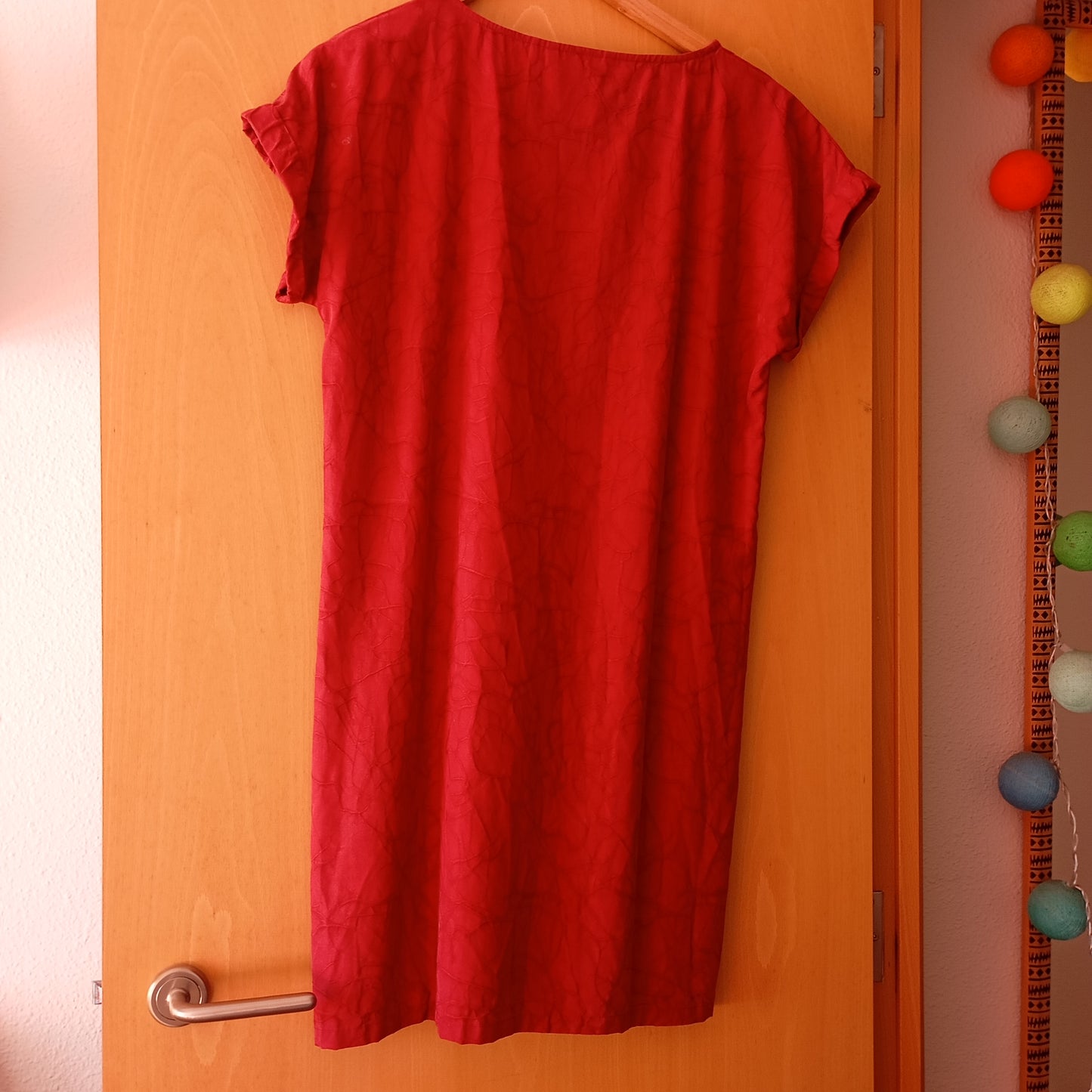 vestido de manga corta